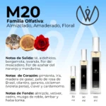 M20 - Almizclado, Amaderado y Floral
