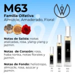 M63 - Almizcle, Amaderado y Floral