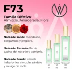 F73 - Almizcle, Amaderada y Floral