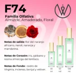 F74 - Almizcle, Amaderada y Floral